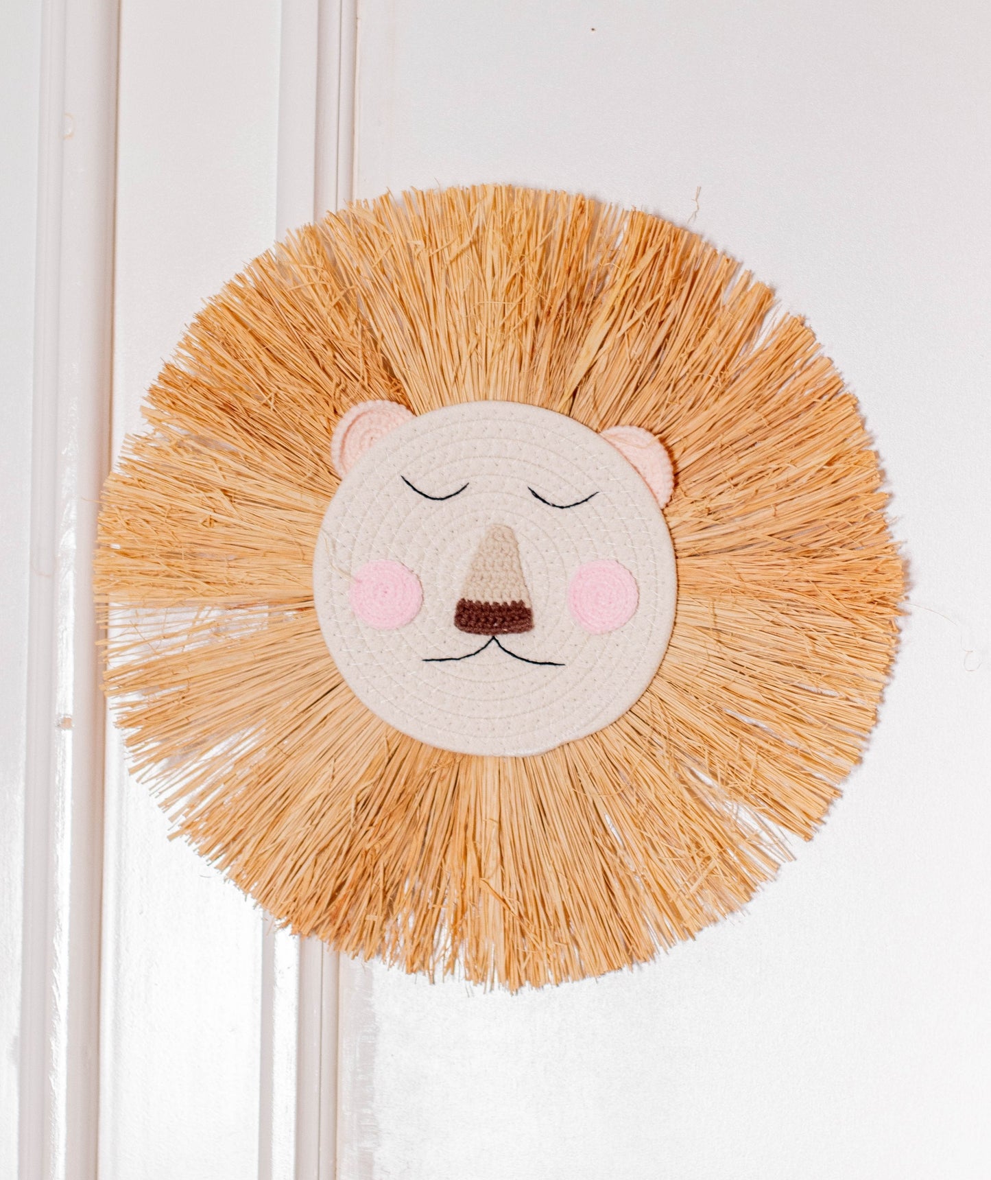Adorno de pared León Blanco